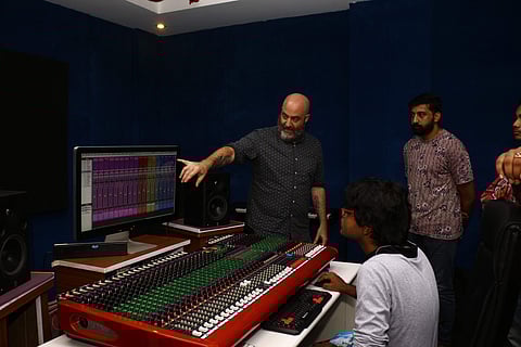 Experience sound mixing (Pic:Nakshatra Krishnamoorthy)