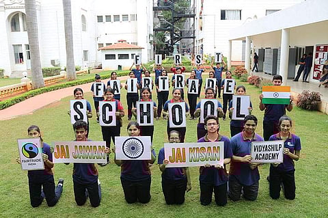 Vidyashilp Academy school located in Jakkur is affiliated to The Council for the Indian School Certificate Examinations (CISCE) [Pic: Facebook]