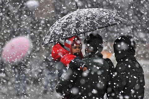 Several parts of Northern India experienced a powerful cold spell