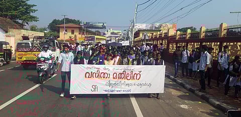 After the Sabarimala issue created a huge ruckus in the state, this initiative was opposed by a lot of religious groups and right-wing organisations (pic: Christina Francis)