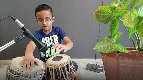 Shayaan is the youngest among the child prodigies who performed for MJ's song 'Heal the World' (Pic: Suril Udeshi)