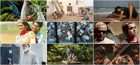 Some of the posters of the movies to be screened at the  Indian Film Festival of Bhubaneswar