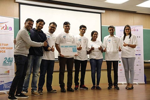 The team at 24H Chrono Entrepreneurship Challenge