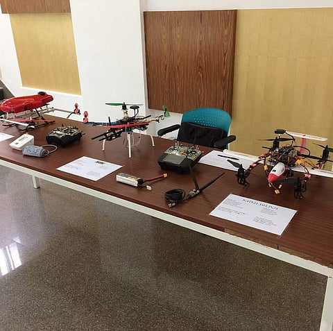 The drone's prototype