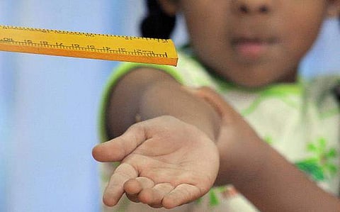 The minor was thrashed for being naughtier than his peers on the playground (representative image)