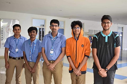 The students who have developed the technology