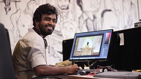 Najeeb illustrating the video