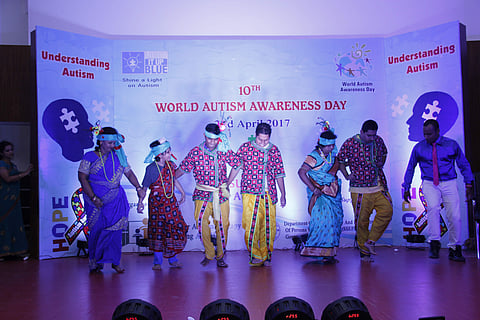 The children of CATCH performing at the World Autism Day programme held last year