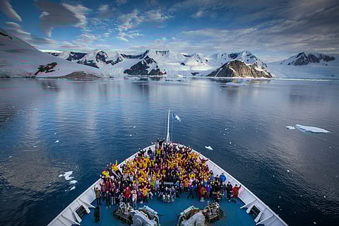 The aim of the annual polar expedition is to create awareness about the 2041 Treaty that protects Antarctica