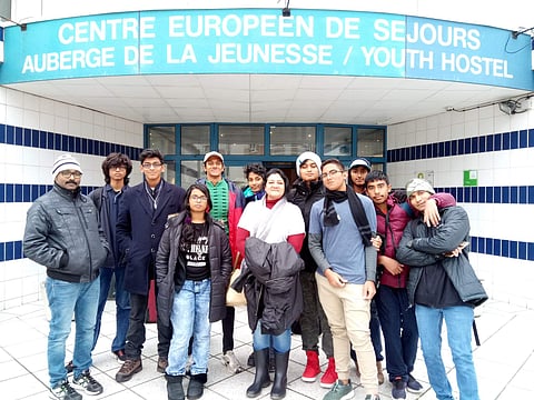 The students of Trio World Academy, Bangalore had a two-week long educational trip to France and volunteered at the Refugee help French NGO Utopia 56 in Calais, in the northern tip of France