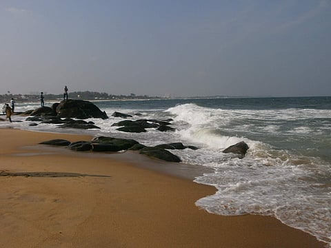 Film crew left behind glass shards and metal shells between the backwaters and Kovalam beach