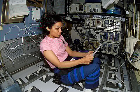 US President Donald Trump has hailed Indian-origin Kalpana Chawla as an American hero for devoting her life to the space programme