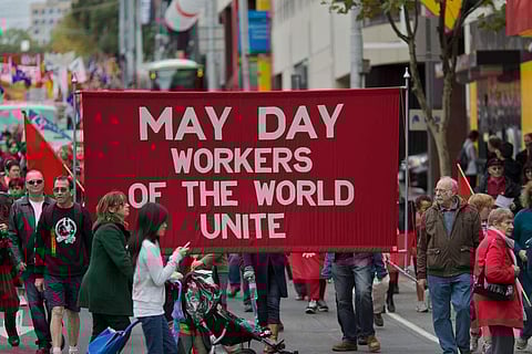 In India, Labour Day is known by the name Antarrashtriya Shramik Diwas or Kamgar Din