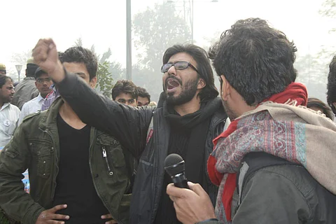 Mohit Pandey was the JNU Student Union President for the year 2016-2017