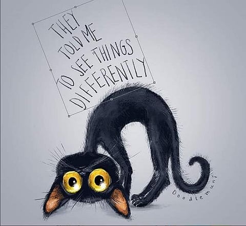 Happy-go-lucky artist and illustrator Arosh Thevadathil from Avittanallur, Kozhikode, dubbed himself Doodlemuni on Instagram a few years ago to showcase his heartwarming doodles