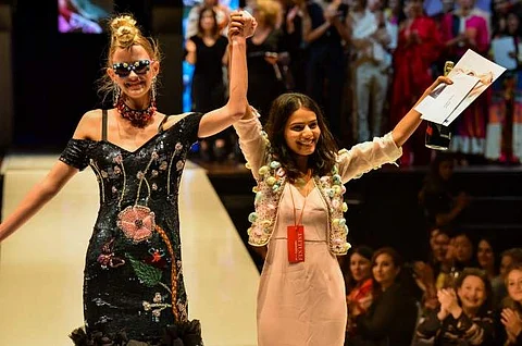 Shreya Jain, a graduate from India’s prestigious National Institute of Fashion Technology (NIFT), bagged the People’s Choice award for her spring summer collection