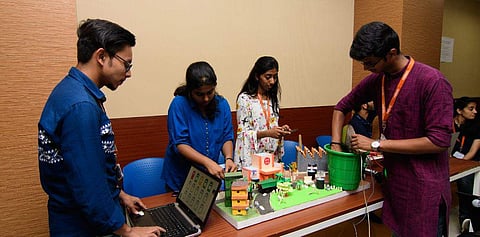 The team solely relied on online research for the development of their idea