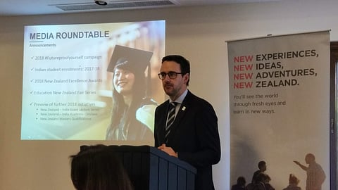 Education New Zealand’s Regional Director for South, South-East Asia and Middle East, John Laxon