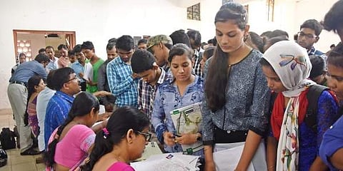 The verification process required students who secured seats in the first round to present themselves at their assigned colleges with original documents.