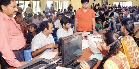 There is no helpdesk facilitated at the schools, and the rural students and parents are finding it tough to complete the process, without any help