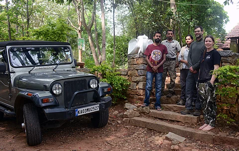 The researchers in A Rocha with the volunteers | Pics: Shriram BN and Avinash Krishnan