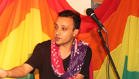 Rōmal Lāisram is the founder of Queer Arts Movement, India (QAMI)