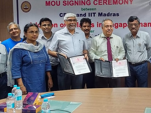 IIT Madras has signed a MoU with CPCL to provide safe drinking water, better sanitation to villages in Nagapattinam district