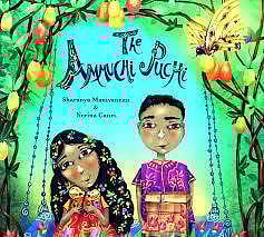 The two kids love listening to their grandmother's stories, particularly the scary one about the ghost in the tree