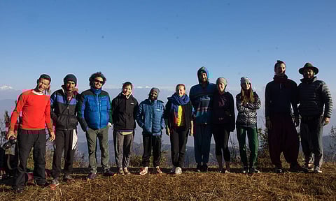 The series will involve people from 40 countries travelling across the Himalayan range