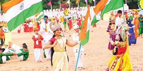 Flag hoisting, patriotic song presentation, speech and cultural programme competitions and distribution of sweets will be conducted in schools