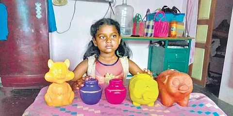 Anupriya of Villupuram with her hundials