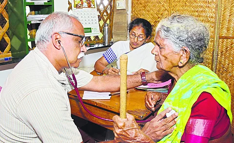 Dr Regi George and Dr Lalitha Regi set up THI 25 years ago. Though started as a small OP unit, today , THI offers modern medical facilities like any other hospital | Pics: Anand Krishnan