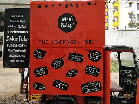 Mad tales serves cold pressed juices in five varieties