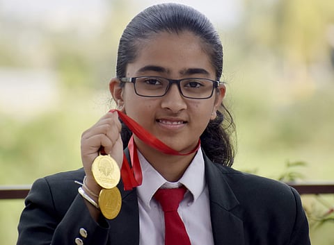 Nidhi Mayurika has set her sight on space! Pic- Pandrinath B