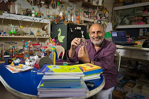 Arvind Gupta's toys are sustainable teaching aids that are recycled from waste products