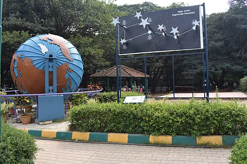A huge globe that attracts attention from kids to adults (Pic: Rashmi Patil)