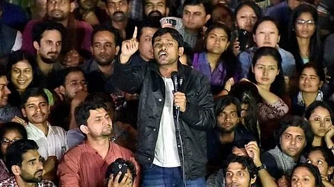 Kanhaiya Kumar was the JNUSU President from 2015-16 (pic: newindianexpress.com)