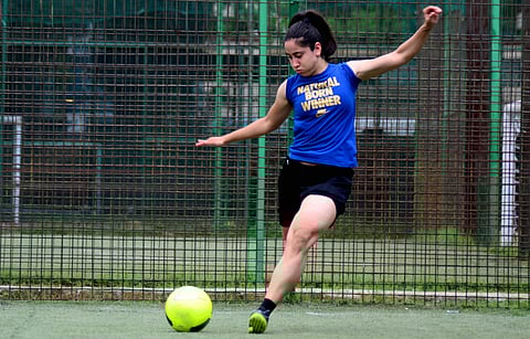 Twenty-five-year old Tanvie Hans is proof that football is no more just a man's game