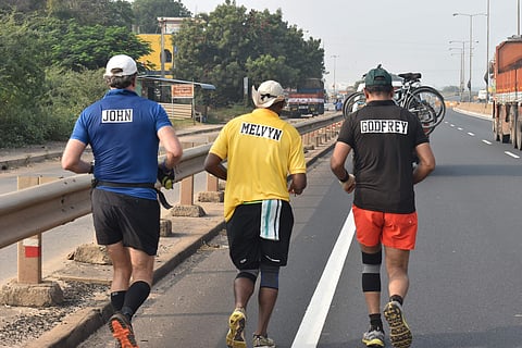 Their 2 million steps to giving hope