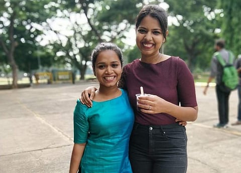Ann and Abinaya call themselves 'Two Broke Girls'