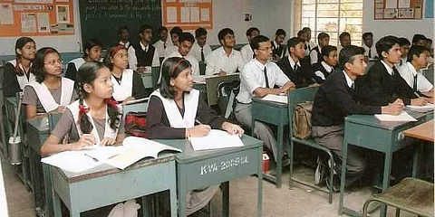 Basic Education Officer of the district Santosh Rai said Sunday Gorakhnath Yadav has been suspended with immediate effect.