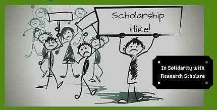 The students will be protesting for a hike from January 16 (Pic: IISc Students Council)