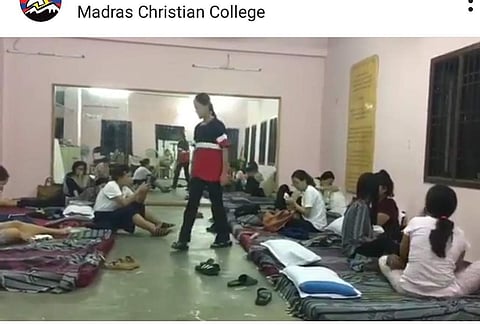 The social media post of students at MCC
