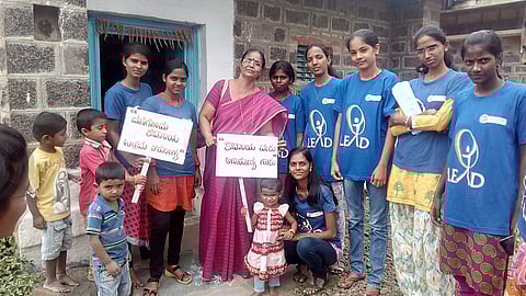 Jayashree Nagaralli along with her team who worked for the project recently (Pics: Deshpande Foundation)