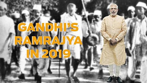 While the current government pushes for 'Ram, Ramayan and Ramrajya' it is pertinent to note that Gandhi had dismissed the idea of Ramrajya when India was on the verge of Independence (Pic: Edexlive)