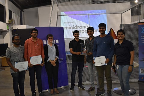During the MathWorks Minidrone Competitions held in India, they received around 140 applications