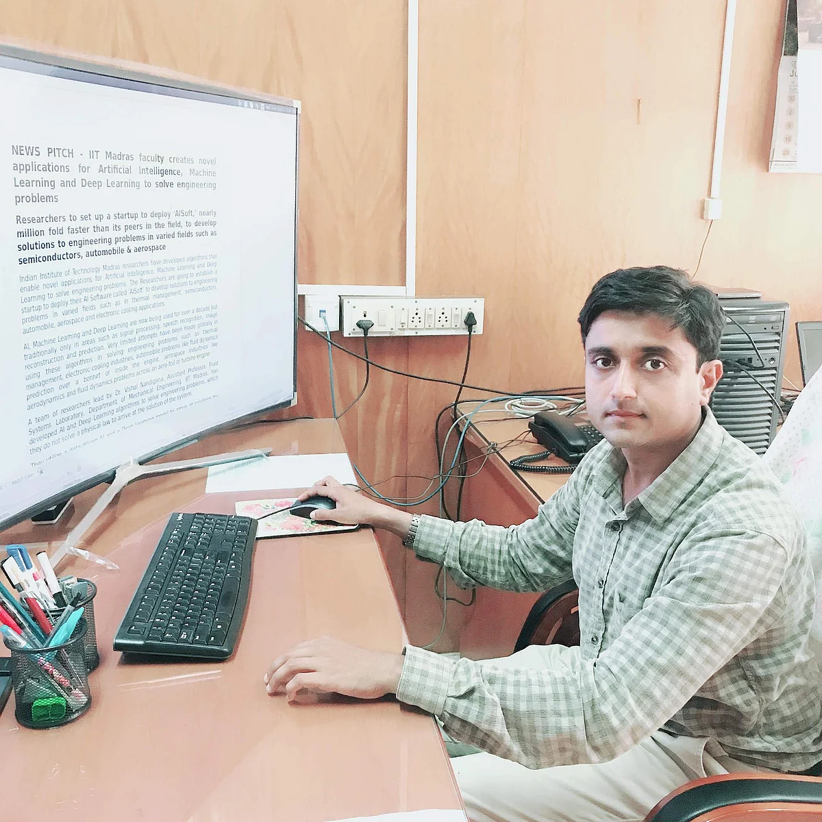 Dr Vishal Nandigana, Assistant Professor, Fluid Systems Laboratory