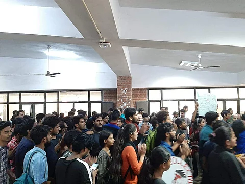 Student strike at JNU| Pic: N Sai Balaji