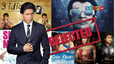 SRK rejected films that later became blockbusters| Pic: Edex Live