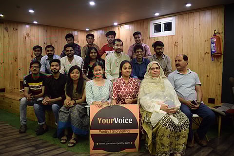 Some of the team members of YourVoice | Pic: Khalid Hasan